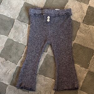 Zara Kids Charcoal Knit Leggings